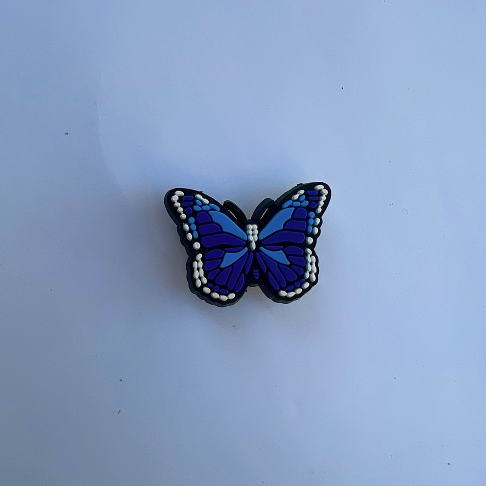 Blue Butterfly Croc Jibbitz Charm